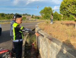 Kecelakaan tunggal di Pulau Dompak: 2 Pria Tewas, Motor Hantam Beton Bundaran