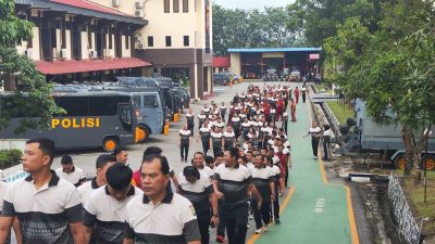 Polresta Barelang Gelar Pemeriksaan Kesehatan Berkala, 132 Personel Jalani Tes Fisik hingga Kesehatan Jiwa