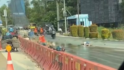 Kecelakaan di Tanjungpinang, Truk Seret 2 Motor hingga 5 Meter